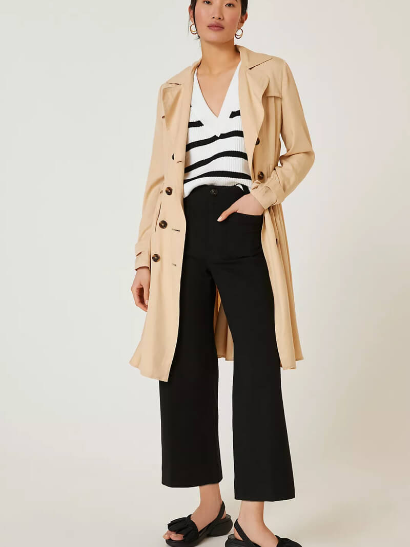 Long Sleeve Striped Abaya - Image 3