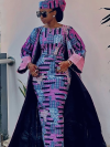 SLN Abaya Ankara Gown